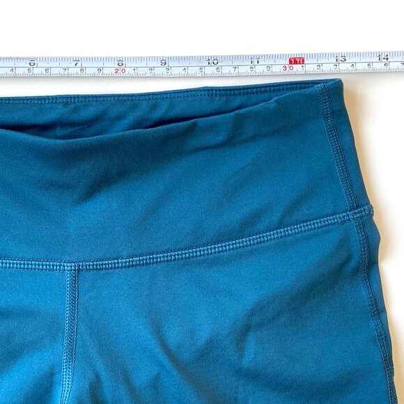 Nike Power Epic Lux Dri-FIT Capri Running Leggings Womens XS Teal Cropped Pocket - Picture 11 of 14